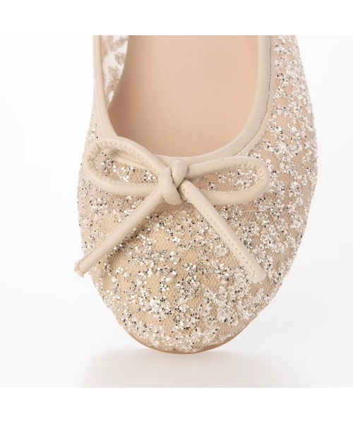 Launa lea ballet（ラウナレア バレエ）の「ラウンドトゥチュールバレエ(B1612A)（バレエシューズ・レディース・レオパード/シルバー/ブラック・22.5cm/23.5cm/24.5cm/25.5cm/23.0cm/24.0cm/25.0cm/22.0cm）」の13枚目の写真