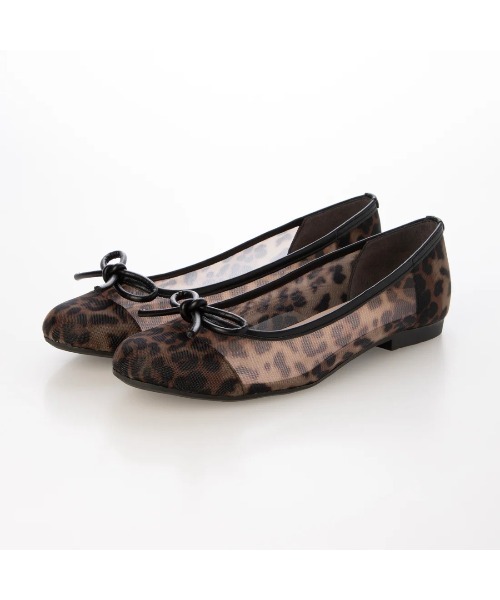 Launa lea ballet（ラウナレア バレエ）の「ラウンドトゥチュールバレエ(B1612A)（バレエシューズ・レディース・レオパード/シルバー/ブラック・22.5cm/23.5cm/24.5cm/25.5cm/23.0cm/24.0cm/25.0cm/22.0cm）」の14枚目の写真