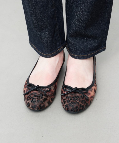 Launa lea ballet(ラウナレア バレエ)の「ラウンドトゥチュールバレエ(B1612A)(バレエシューズ・レディース・レオパード/シルバー/ブラック・22.5cm/23.5cm/24.5cm/25.5cm/23.0cm/24.0cm/25.0cm/22.0cm)」の20枚目の写真