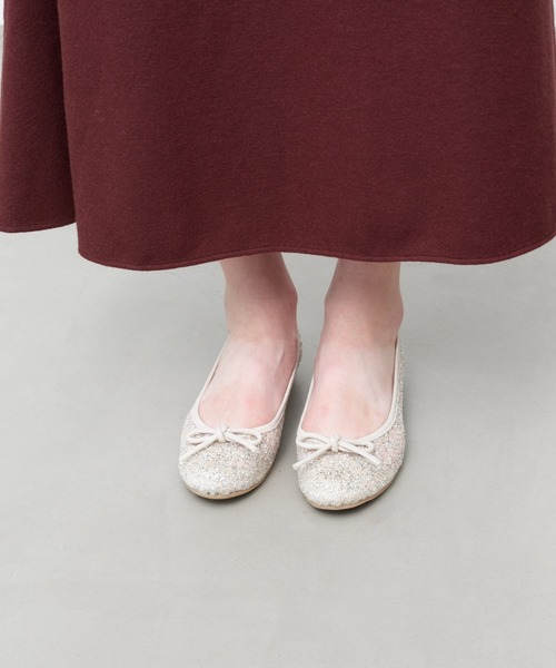 Launa lea ballet(ラウナレア バレエ)の「ラウンドトゥチュールバレエ(B1612A)(バレエシューズ・レディース・レオパード/シルバー/ブラック・22.5cm/23.5cm/24.5cm/25.5cm/23.0cm/24.0cm/25.0cm/22.0cm)」の15枚目の写真