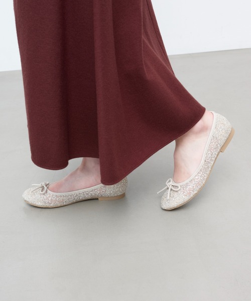 Launa lea ballet(ラウナレア バレエ)の「ラウンドトゥチュールバレエ(B1612A)(バレエシューズ・レディース・レオパード/シルバー/ブラック・22.5cm/23.5cm/24.5cm/25.5cm/23.0cm/24.0cm/25.0cm/22.0cm)」の16枚目の写真