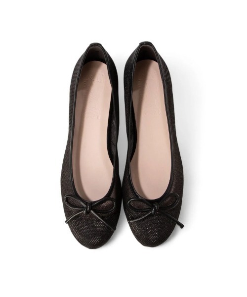 Launa lea ballet（ラウナレア バレエ）の「ラウンドトゥチュールバレエ(B1612A)（バレエシューズ・レディース・レオパード/シルバー/ブラック・22.5cm/23.5cm/24.5cm/25.5cm/23.0cm/24.0cm/25.0cm/22.0cm）」の19枚目の写真