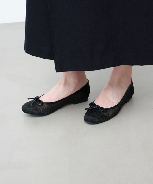 Launa lea ballet（ラウナレア バレエ）の「ラウンドトゥチュールバレエ(B1612A)（バレエシューズ・レディース・レオパード/シルバー/ブラック・22.5cm/23.5cm/24.5cm/25.5cm/23.0cm/24.0cm/25.0cm/22.0cm）」の21枚目の写真