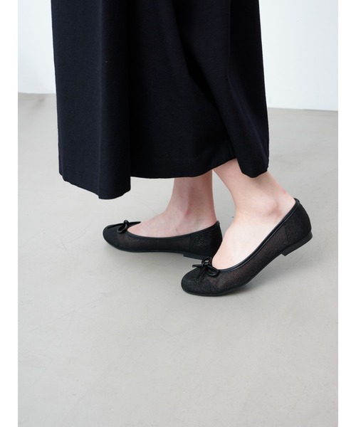 Launa lea ballet（ラウナレア バレエ）の「ラウンドトゥチュールバレエ(B1612A)（バレエシューズ・レディース・レオパード/シルバー/ブラック・22.5cm/23.5cm/24.5cm/25.5cm/23.0cm/24.0cm/25.0cm/22.0cm）」の22枚目の写真