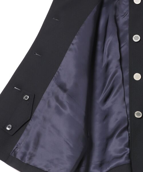 Traditional Weatherwear（トラディショナルウェザーウェア）の「LINTON SHORT（ステンカラーコート・レディース・MD.GRY/ネイビー・32/34）」の9枚目の写真