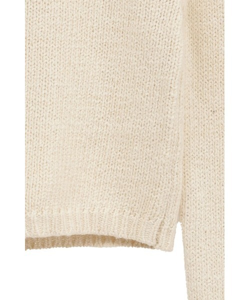 CLANE（クラネ）の「CLANE/クラネ/COTTON SHORT KNIT TOPS（ニット/セーター・レディース・アイボリー/ブラック/レッド/その他・1）」の13枚目の写真