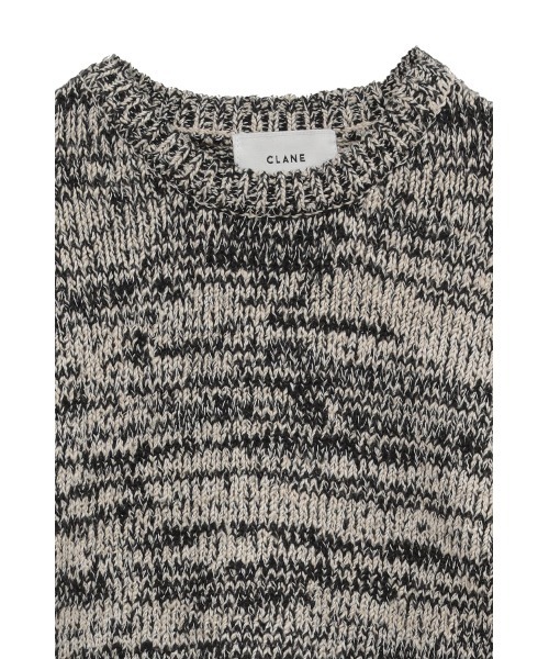 CLANE（クラネ）の「CLANE/クラネ/COTTON SHORT KNIT TOPS（ニット/セーター・レディース・アイボリー/ブラック/レッド/その他・1）」の21枚目の写真