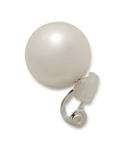 emmi（エミ）の「ビッグボールイヤリング（イヤリング・レディース・ゴールド/ホワイト/シルバー・F）」の6枚目の写真