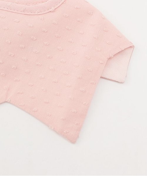 petit main（プティマイン）の「【防水】星型スタイ（スタイ/よだれかけ・キッズ・ライトピンク/チャコール/アイボリー・F）」の6枚目の写真