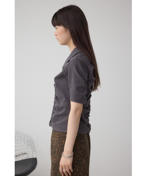 セール】フロントギャザーポロトップス（ポロシャツ）｜AZUL BY MOUSSY