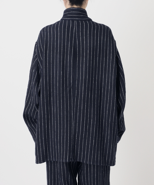 UNFOLLOW（アンフォロー）の「【FOLL/フォル】khadi cotton stripe