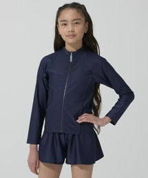 BEAMS SCHOOL（ビームススクール）の「キッズ 長袖フルジップラッシュガード　スクール水着（ラッシュガード・キッズ）」