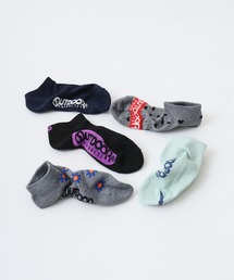 OUTDOOR PRODUCTS 5足セット レディース スニーカー ソックス 5P 靴下