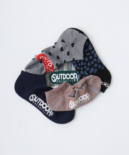OUTDOOR PRODUCTS(アウトドアプロダクツ)の「OUTDOOR PRODUCTS 5足セット レディース スニーカー ソックス 5P 靴下(ソックス/靴下・レディース・I/G/B/C/J/H/A/E/D/F・23-25)」の5枚目の写真