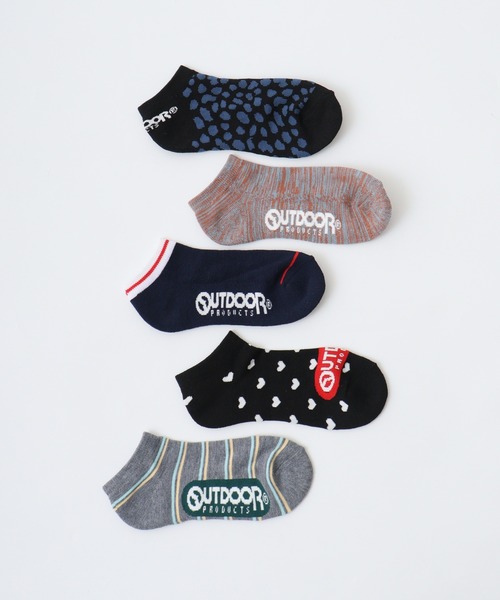 OUTDOOR PRODUCTS(アウトドアプロダクツ)の「OUTDOOR PRODUCTS 5足セット レディース スニーカー ソックス 5P 靴下(ソックス/靴下・レディース・I/G/B/C/J/H/A/E/D/F・23-25)」の10枚目の写真