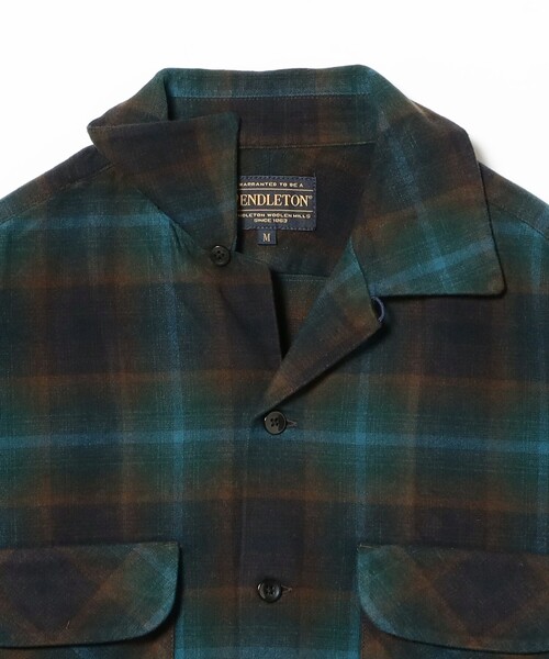 別注】PENDLETON / チェック オープンカラー シャツ（シャツ