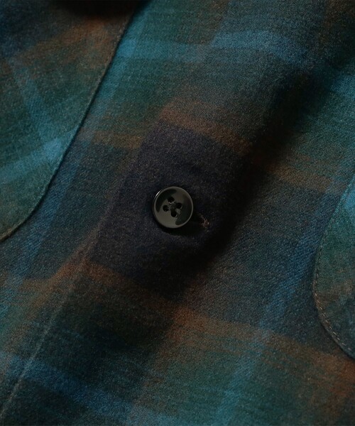 PENDLETON（ペンドルトン）の「【別注】PENDLETON / チェック オープンカラー シャツ（シャツ/ブラウス・メンズ・ネイビー/ブラウン・SMALL/MEDIUM/LARGE/X-LARGE）」の16枚目の写真