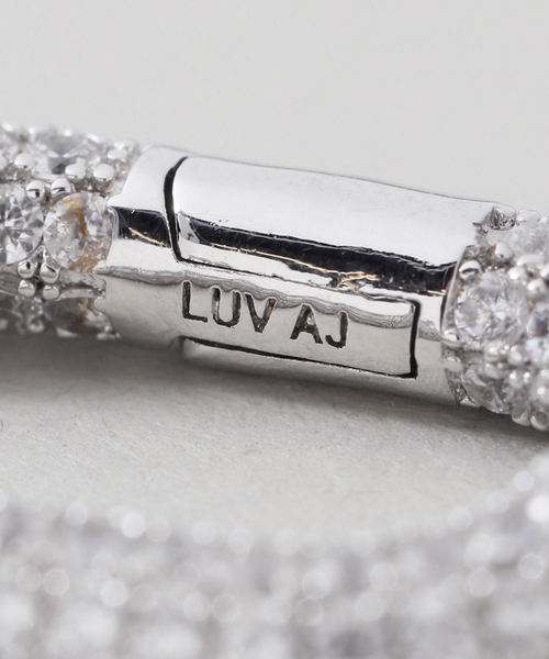 Luv Aj(ラブエージェー)の「《追加2》LUV AJ XL ラヴエージェイ XL PAVE CHAIN LINK HOOP(ピアス(両耳用)・レディース・シルバー・FREE)」の6枚目の写真