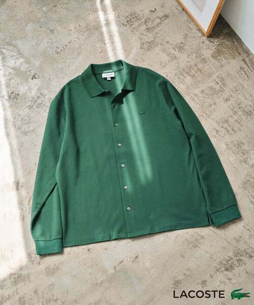 LACOSTE(ラコステ) 別注 フルオープン ロングスリーブポロシャツ