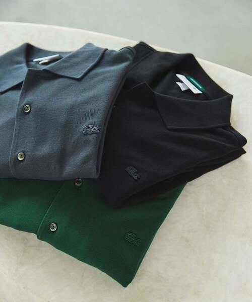 セール】LACOSTE(ラコステ) 別注 フルオープン ロングスリーブ