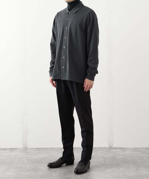 専用　LACOSTE ラコステ　 グレー、ブラックセット LACOSTE ラコステ シャンタコ マット ピケレザー フラットジップ