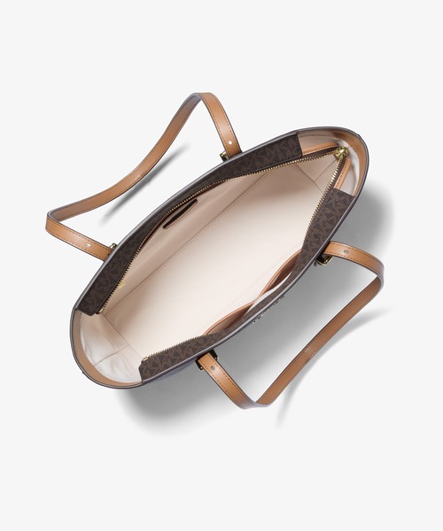 MICHAEL KORS(マイケルコース)の「QUINN レザー トップジップ トート ミディアム - MKシグネチャー(トートバッグ・レディース・ブラウン系その他・FREE)」の3枚目の写真