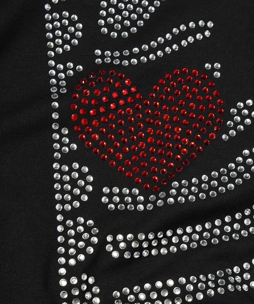 DISCOVERED(ディスカバード)の「HOTFIX BONE&HEART TEE(Tシャツ/カットソー・メンズ・ホワイト/ブラック・3/1)」の9枚目の写真