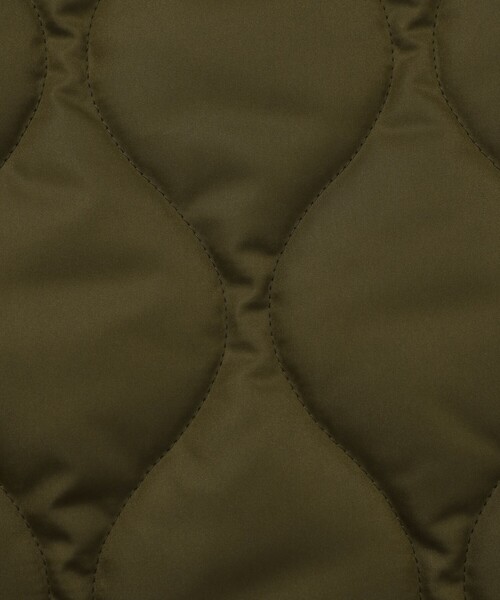 MACKINTOSH PHILOSOPHY（ﾏｯｷﾝﾄｯｼｭ ﾌｨﾛｿﾌｨｰ）の「【WEB&一部店舗限定】キルティングロングコート（ノーカラーコート・レディース・ダークネイビー/グリーン系その他7・38/36）」の3枚目の写真