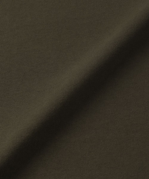 無印良品（ムジルシリョウヒン）の「紳士　洗いざらし太番手クルーネック長袖Ｔシャツ（Tシャツ/カットソー・メンズ・ブラック/カーキ/グレー/チャコールグレー/ホワイト/ネイビー・S/M/L/XL）」の20枚目の写真