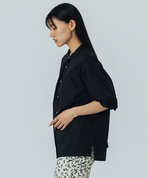 ROSE BUD(ローズバッド)の「BALLOON SLEEVE BLOUSE(シャツ/ブラウス・レディース・ブルー/ブラック/ブラウン・ONE SIZE)」の6枚目の写真