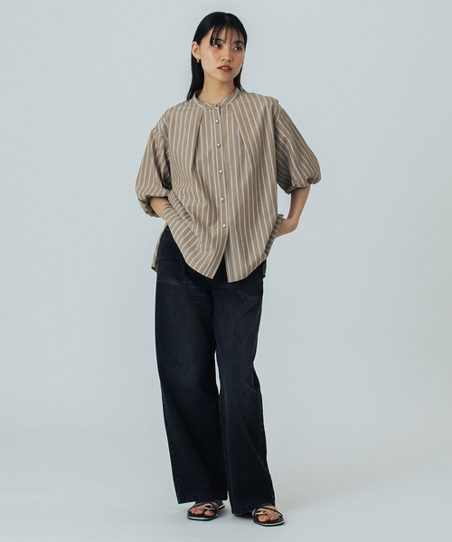 ROSE BUD(ローズバッド)の「BALLOON SLEEVE BLOUSE(シャツ/ブラウス・レディース・ブルー/ブラック/ブラウン・ONE SIZE)」の14枚目の写真