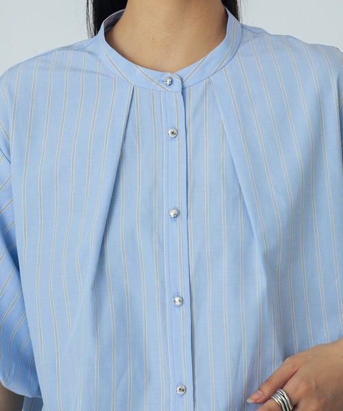 ROSE BUD(ローズバッド)の「BALLOON SLEEVE BLOUSE(シャツ/ブラウス・レディース・ブルー/ブラック/ブラウン・ONE SIZE)」の18枚目の写真
