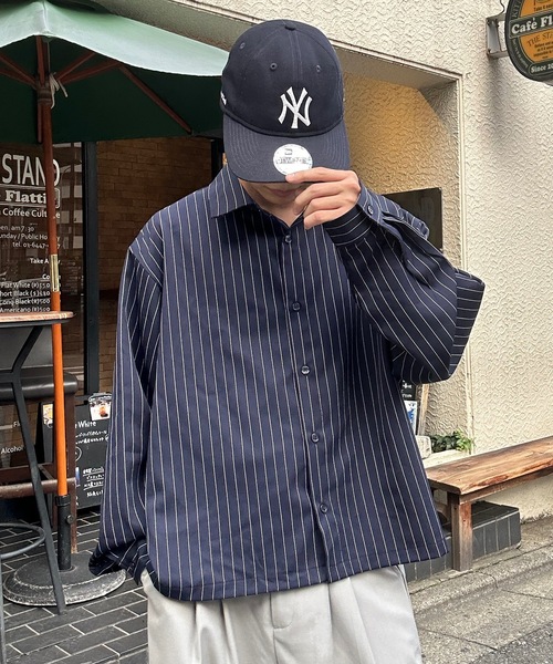 UNDERSTATEMENTs（アンダーステイトメント）の「【ユニセックス】2set シャツ×トートバッグ/チェック×ストライプ×無地/春（シャツ/ブラウス・メンズ・ブラック系その他/ネイビー系/ネイビー系1/ホワイト/チャコールグレー/ネイビー/ブラック系その他2/ブラウン・MEDIUM/LARGE）」の17枚目の写真