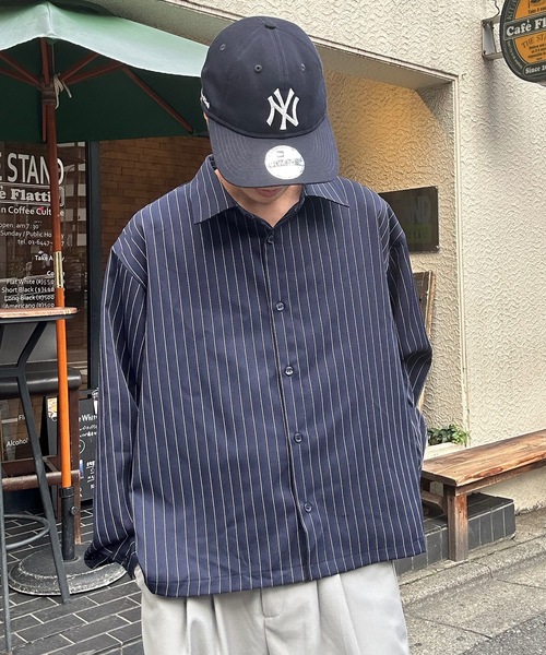 UNDERSTATEMENTs（アンダーステイトメント）の「【ユニセックス】2set シャツ×トートバッグ/チェック×ストライプ×無地/春（シャツ/ブラウス・メンズ・ブラック系その他/ネイビー系/ネイビー系1/ホワイト/チャコールグレー/ネイビー/ブラック系その他2/ブラウン・MEDIUM/LARGE）」の15枚目の写真