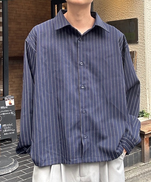 UNDERSTATEMENTs（アンダーステイトメント）の「【ユニセックス】2set シャツ×トートバッグ/チェック×ストライプ×無地/春（シャツ/ブラウス・メンズ・ブラック系その他/ネイビー系/ネイビー系1/ホワイト/チャコールグレー/ネイビー/ブラック系その他2/ブラウン・MEDIUM/LARGE）」の13枚目の写真