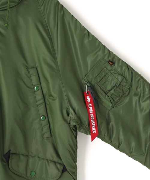 Alpha Industries（アルファインダストリーズ）の「【25FW新作商品】Alpha Industries/アルファインダストリーズ/N-3B PARKA（ミリタリージャケット・メンズ・セージグリーン/ブラック・X-SMALL/XX-LARGE/X-LARGE/LARGE/MEDIUM/SMALL）」の8枚目の写真