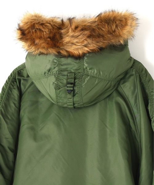 Alpha Industries（アルファインダストリーズ）の「【25FW新作商品】Alpha Industries/アルファインダストリーズ/N-3B PARKA（ミリタリージャケット・メンズ・セージグリーン/ブラック・X-SMALL/XX-LARGE/X-LARGE/LARGE/MEDIUM/SMALL）」の13枚目の写真