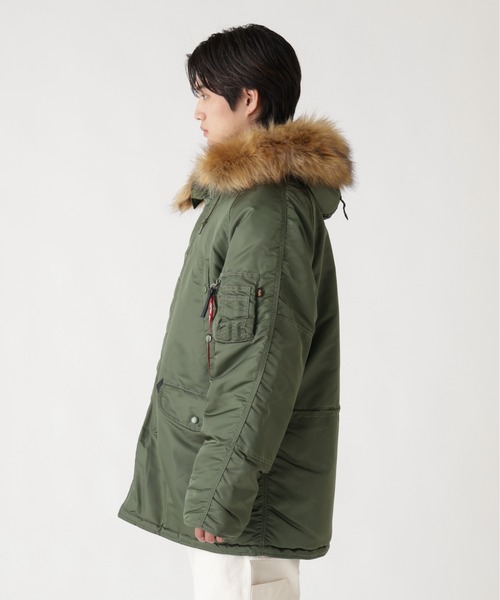 Alpha Industries（アルファインダストリーズ）の「【25FW新作商品】Alpha Industries/アルファインダストリーズ/N-3B PARKA（ミリタリージャケット・メンズ・セージグリーン/ブラック・X-SMALL/XX-LARGE/X-LARGE/LARGE/MEDIUM/SMALL）」の20枚目の写真