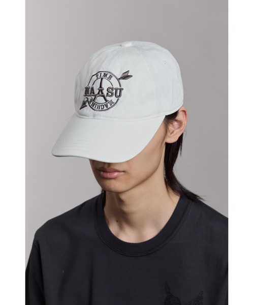 MASU（エムエーエスユー）の「MB EMBROIDERY CAP（キャップ・メンズ・ブラック/ホワイト/インディゴブルー・ONE SIZE）」の5枚目の写真