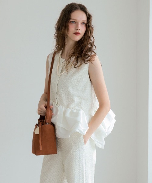 セール】カットツイードベストセットアップ（セットアップ）｜DONOBAN