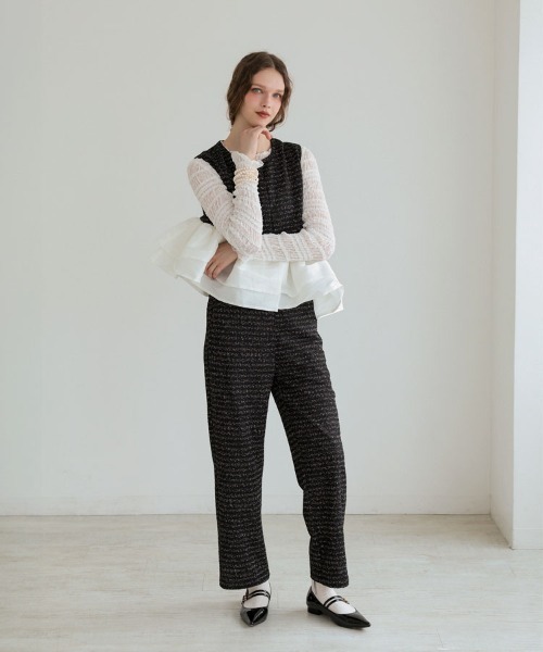 カットツイードベストセットアップ（セットアップ）｜DONOBAN