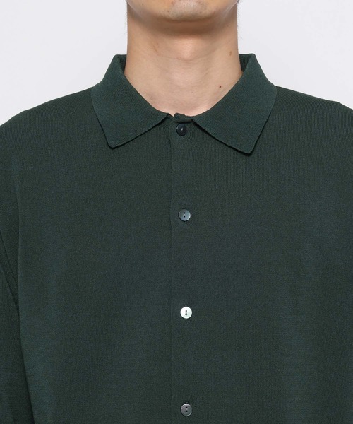 HARE（ハレ）の「ハイショクニットシャツ(HARE)（ニット/セーター・メンズ・ブラック/グレー/グリーン・FREE）」の22枚目の写真