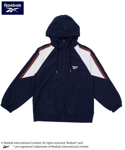 ZOZO完売品】別注 Reebok ナイロンジャケット セットアップ ブラック