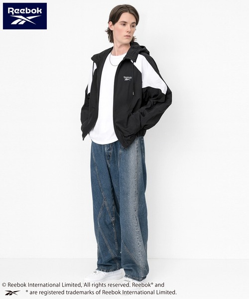 リーボック reebok ナイロンジャケット 上下　セットアップ　レスミルズ リーボック reebok ナイロンジャケット 上下 セットアップ