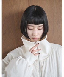 AIC.（エーアイシー）の「撥水加工リブカラー中綿ロングコート（ダウンジャケット/コート）」