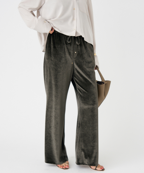 ベロアイージーパンツ（その他パンツ）｜IENA（イエナ）の