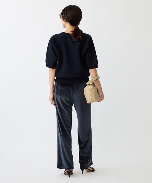 ベロアイージーパンツ（その他パンツ）｜IENA（イエナ）のファッション