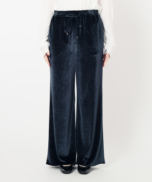 ベロアイージーパンツ（その他パンツ）｜IENA（イエナ）のファッション