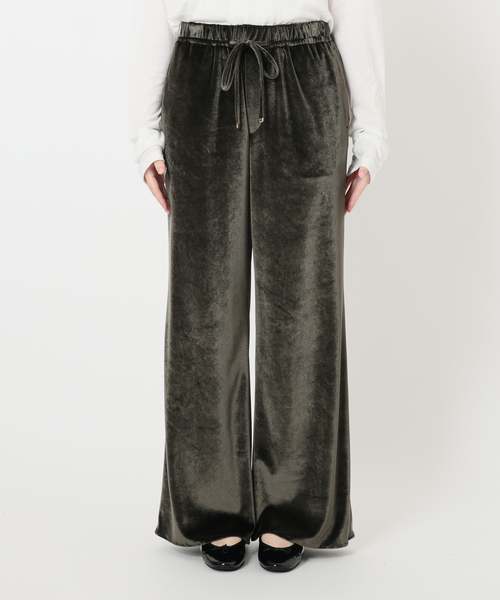 ベロアイージーパンツ（その他パンツ）｜IENA（イエナ）のファッション