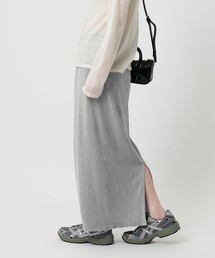 BEAUTY&YOUTH UNITED ARROWS(ビューティーアンドユースユナイテッドアローズ)のベロアプリーツ タイトスカート ウォッシャブル(スカート)